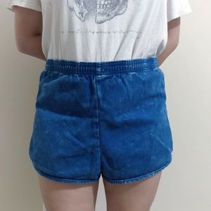 American Apparel Acid Washed Jean Shorts